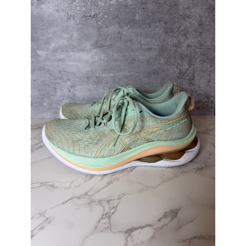 Asics Gel-Kinsei Max Women's Size 8 Mint Green Peach Running Shoes